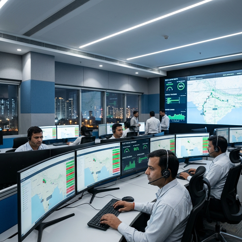 Fast Solution Logistics Gurgaon Control Room Dispatch Operations