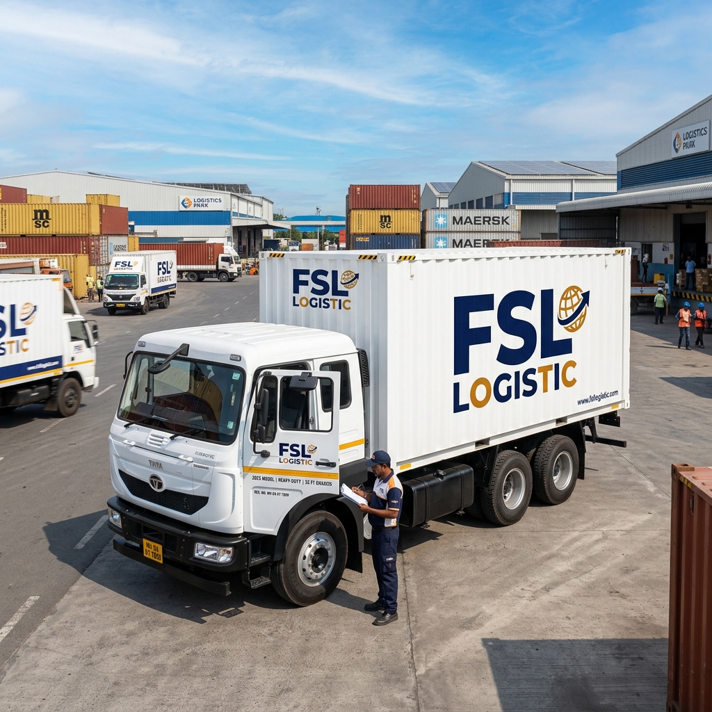 Fast Solution Logistics 32ft Branded Heavy Container Truck